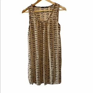 Nude Eyelash Print Light Weight Tank Dress 8